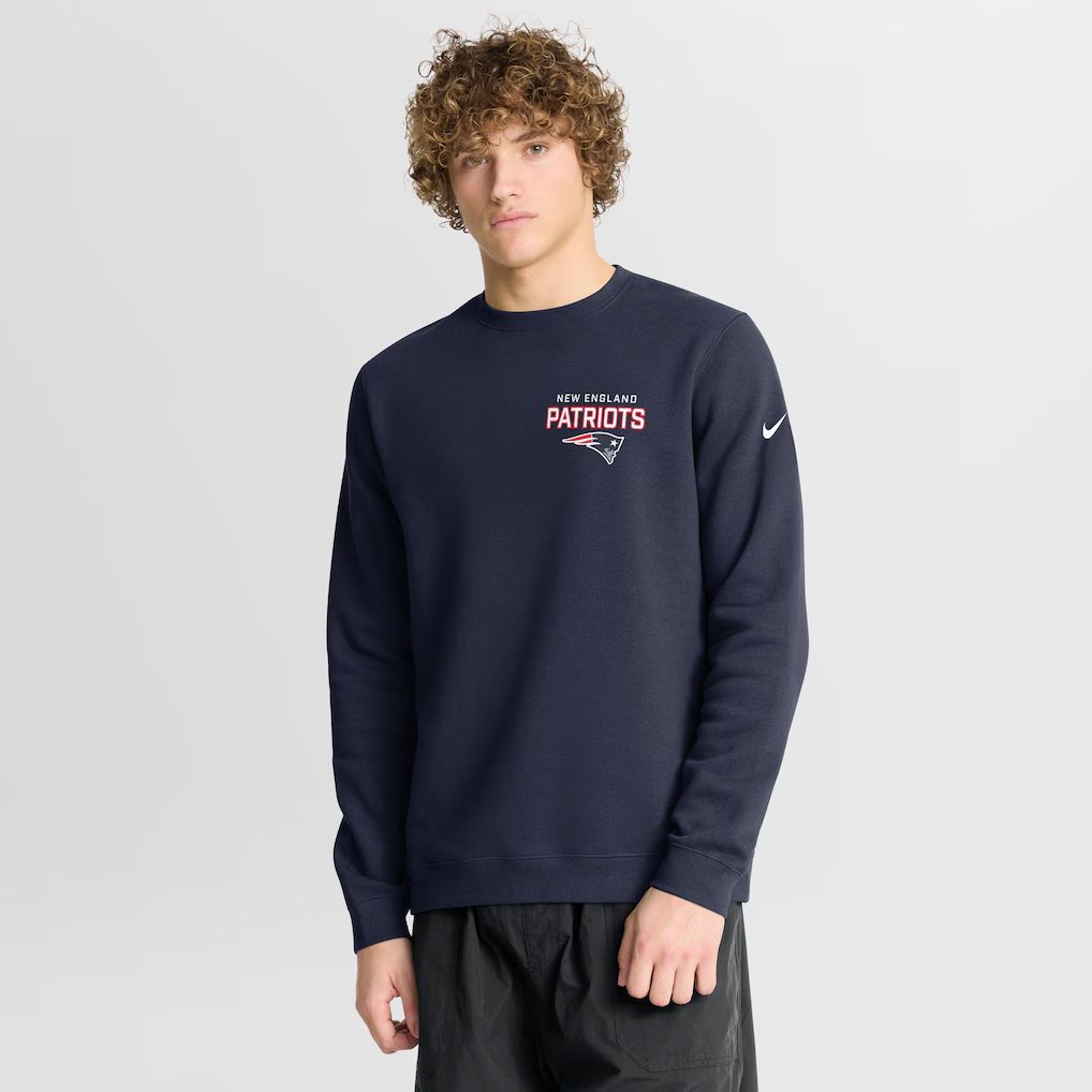 2026 NFL New England Patriots round-neck sweatshirt 02->los angeles rams->NFL Jersey
